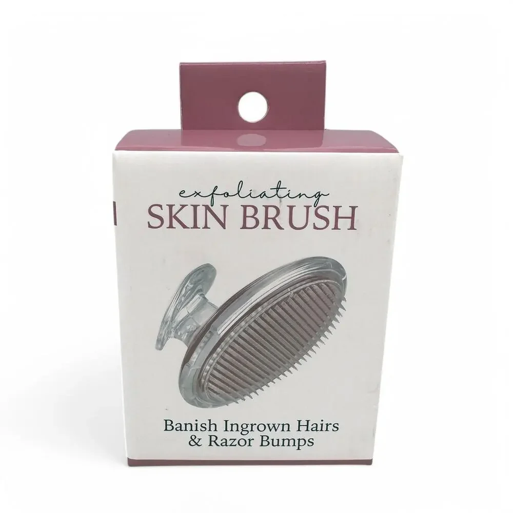 Exfoliating Silicone Skin Brush Banish Ingrown Hairs and Razor Bumps